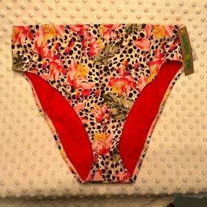 NWT Sand flower bikini bottom
